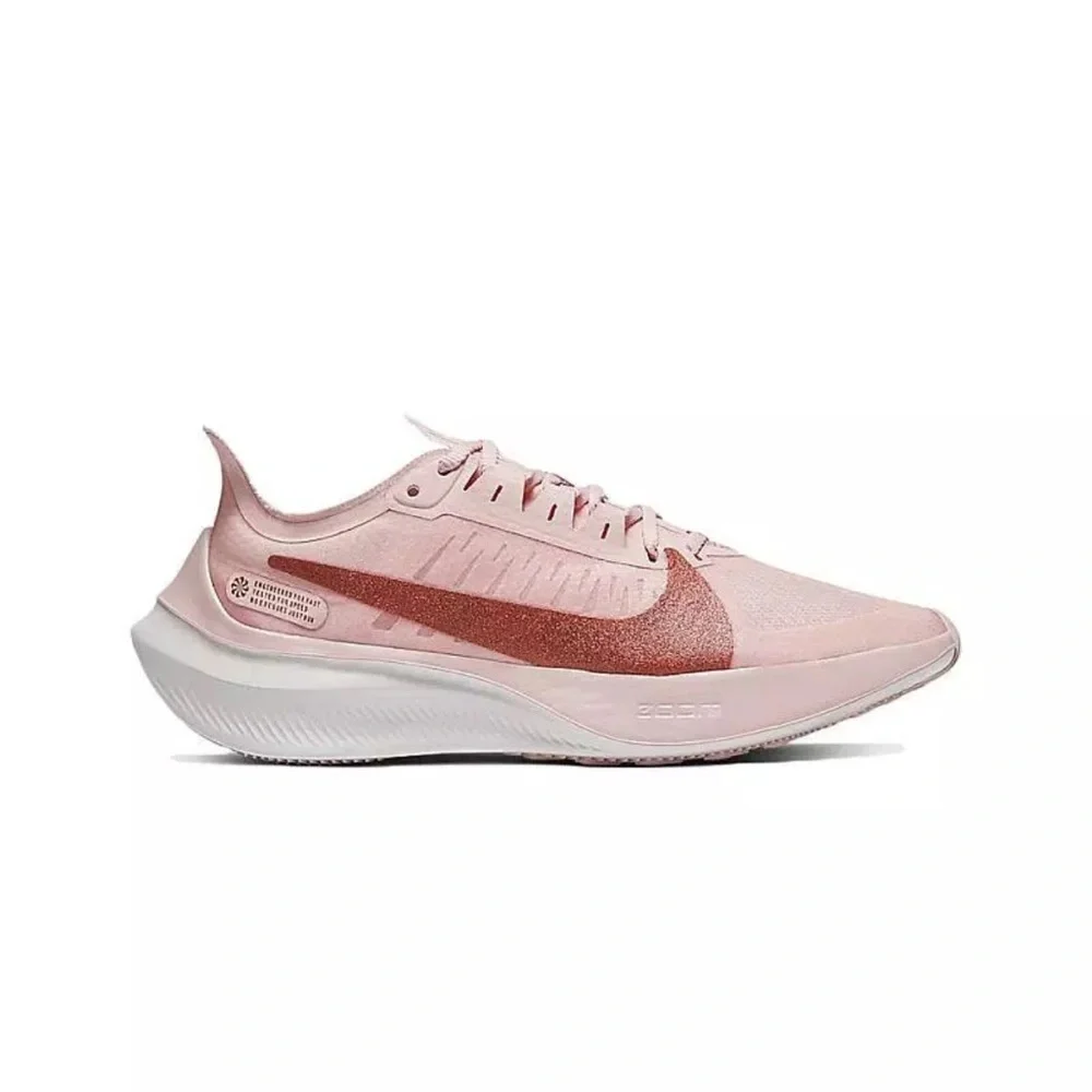 Women Nike Zoom Gravity Running Shoes Echo Pink/MTLC RED BRONZE Sz 6 CT1192 600 - Picture 4 of 6